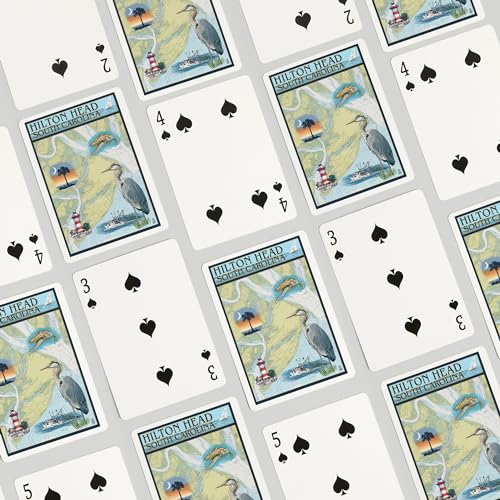 Baraja Poker Hilton Head South Carolina 52 Cartas miniatura 4