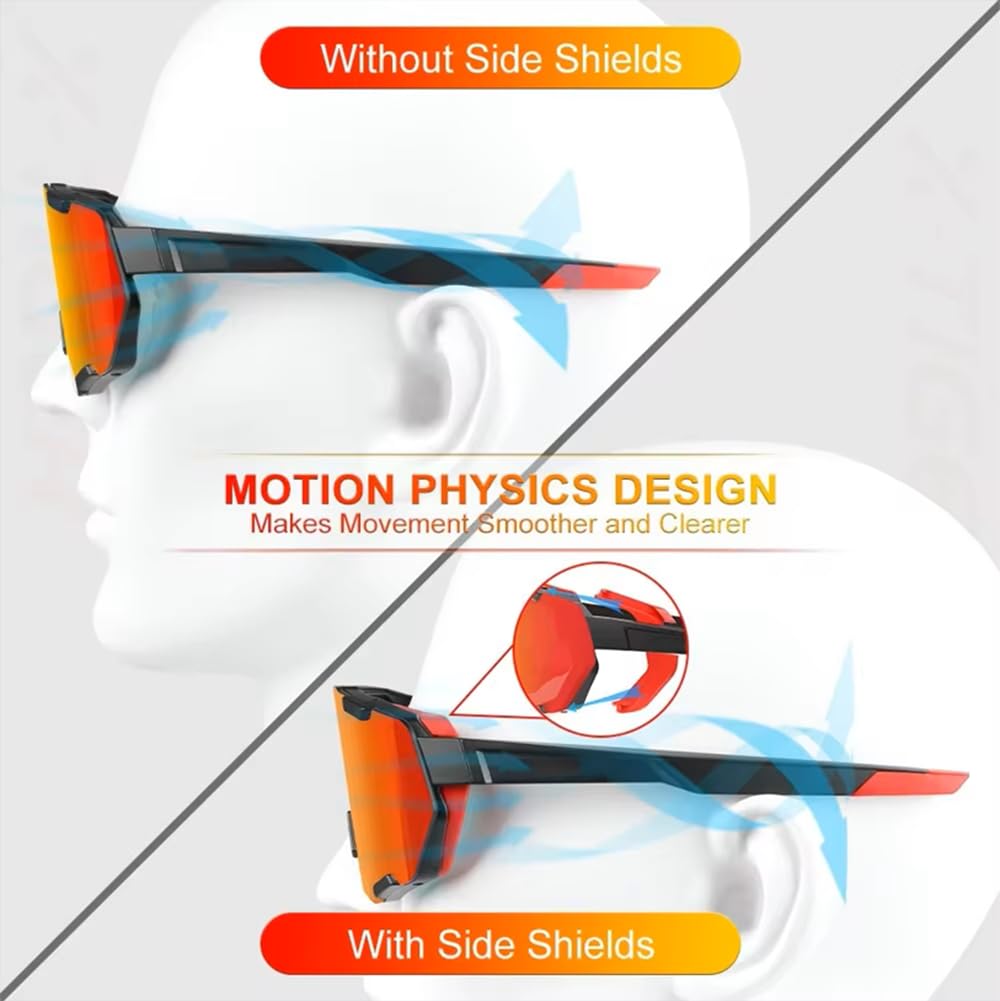 Lunettes De Cyclisme Photochromiques Lunettes De Soleil Polarisées pour Vélo Sports Cyclisme Running Driving Fishing Glasses