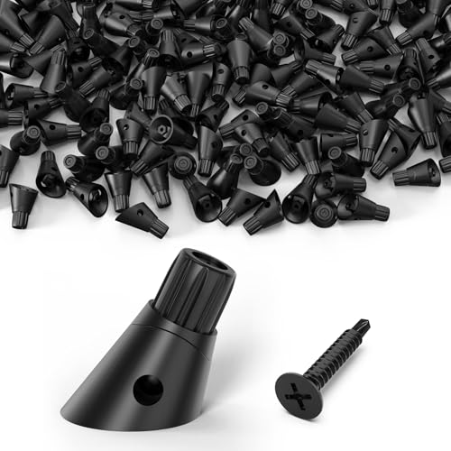 Connecteurs de balustre 1,9 cm pour réparer une rampe sans percer avec vis incluses