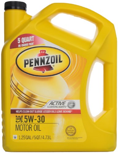 Pennzoil (550038350 SAE 5W-30 Motor Oil API GF-5-5 Quart Jug