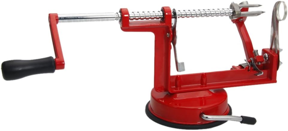 thxbye 3 in1 Durable Heavy Duty Apple Slicer, Corer Peeler, Apple/Pears/Potatoes Fruit Slicing Coring and Peeling Machine-Useful Kitchen Tool Apple Peeler