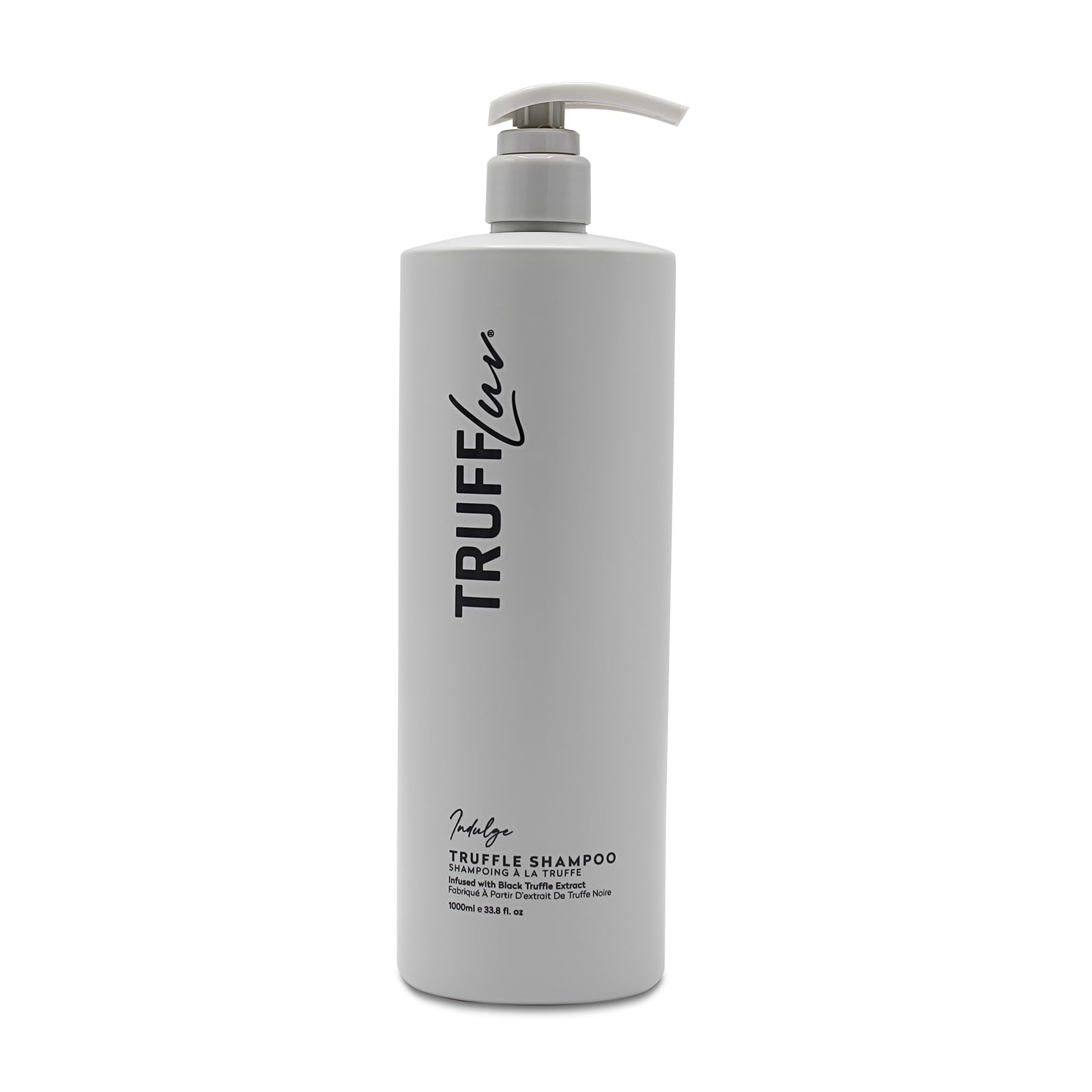 TruffLuv Indulge Collection Truffle Shampoo, infused with Black Truffle Extract, Deep Clarifying Cleansing Shampoo, Gently Removes Buildup on Hair and Scalp, bez parabenów, bez siarczanów, 1000 ml