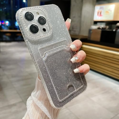 Étui portefeuille iPhone 11 et XR à strass, idéal pour vos sorties chic