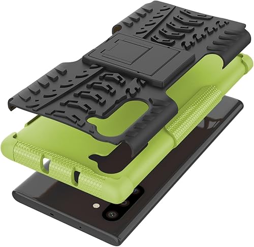 Miniatura 3 de Asuwish Funda para teléfono Samsung Galaxy Note 10 Plus Note10+ 5G con protector de pantalla y soporte delgado, híbrida, resistente, funda