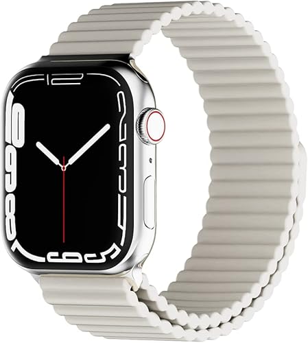 HeiKe Correa deportiva compatible con Apple Watch Ultra de 1.929in, 1.772in, 1.732in, 1.654in, 1.614in, 1.575in, 1.496in, correa de repuesto