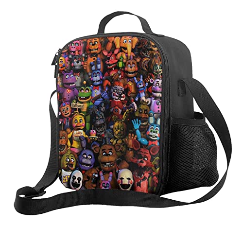 Sac à déjeuner pour homme, femme, enfant, isotherme, étanche, réutilisable, avec fermeture éclair, pour le travail, les voyages, les pique-niques Cover