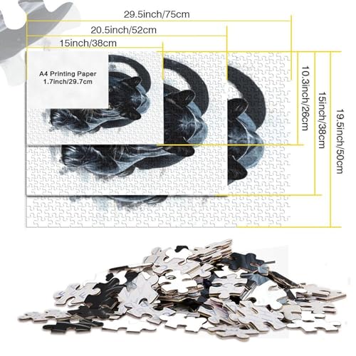 Supera el aburrimiento con este puzzle de pantera negra de 1000 piezas para adultos 6