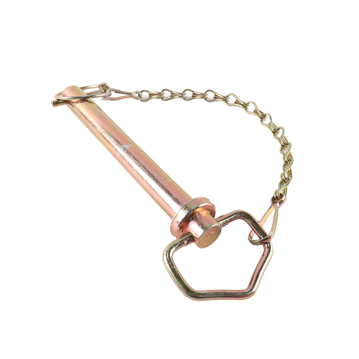 Enwye Locking Bolt with Folding Handle, Folding Cotter Pin with Handle, Clutch Bolt with Chain and Cotter Pin, for Tractors