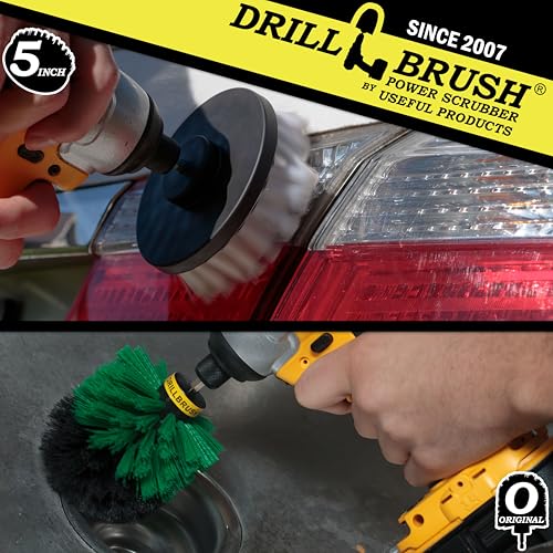 Drillbrush Power Rotary Bathroom Shower, Tile, Carpet and Upholstery Cleaning Kit