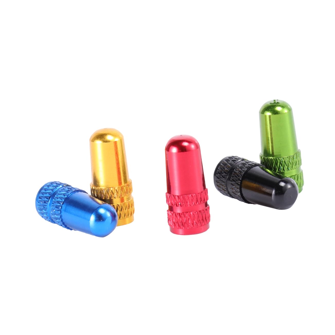 Toyvian 30 Pezzi Tappo per Valvola Bicicletta in Lega di Alluminio Leggero Antispiffero per Pneumatici Stile Francese Copri Valvola Antipolvere per Bici