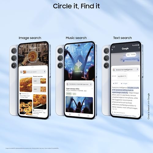 Samsung Galaxy A55 5G (Awesome Iceblue, 12GB RAM, 256GB Storage) | AI | Metal Frame | 50 MP Main Camera (OIS) | Super HDR Video| Nightography | IP67 | Corning Gorilla Glass Victus+ | sAMOLED Display - Image 3