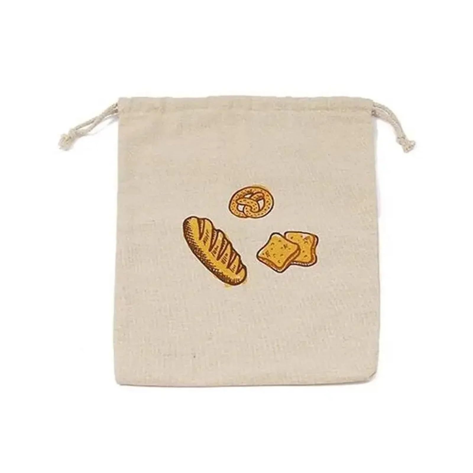 XXHNBF Homemade Bread Storage Bags, Bread Bags, Linen Storage Bag Drawstring Multiple Sizes