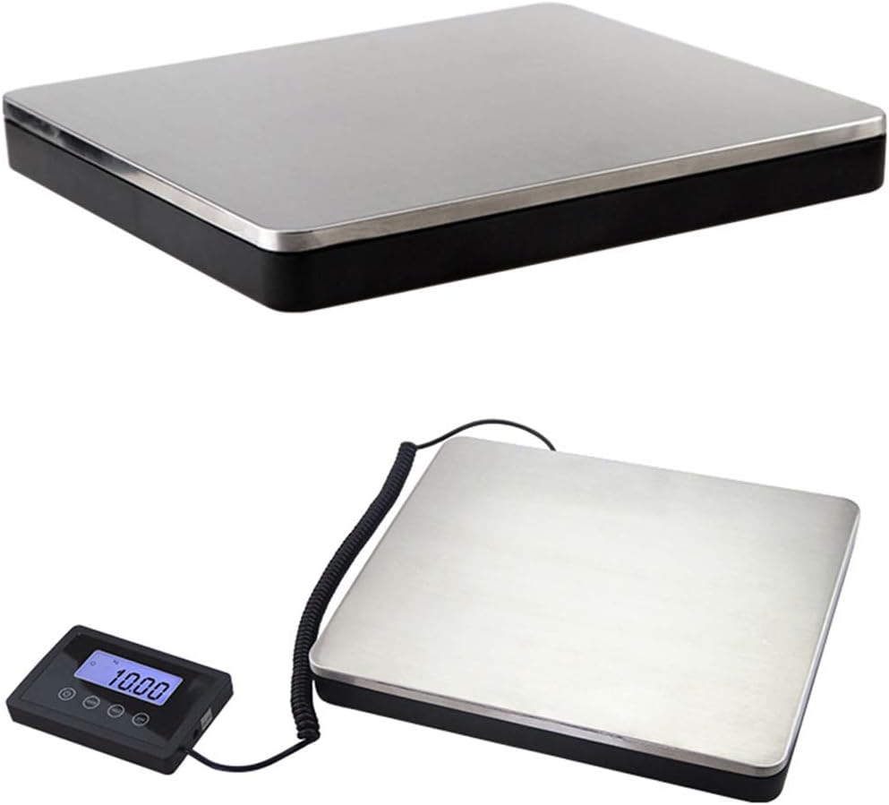 Parcel Heavy Duty Digital Shipping Scales Multi-Purpose Weighing Scales Large Stainless Steel Weighing Platform Luggage Scales 180kg/100g
