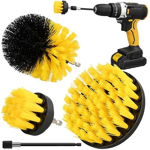 LFSEMINI Drill Brush Attachment Set with Extender Cover