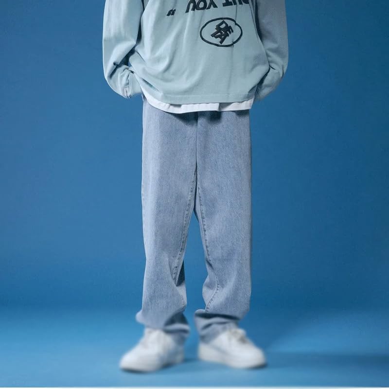 Men Denim Trousers for Men Baggy Pants Men's4