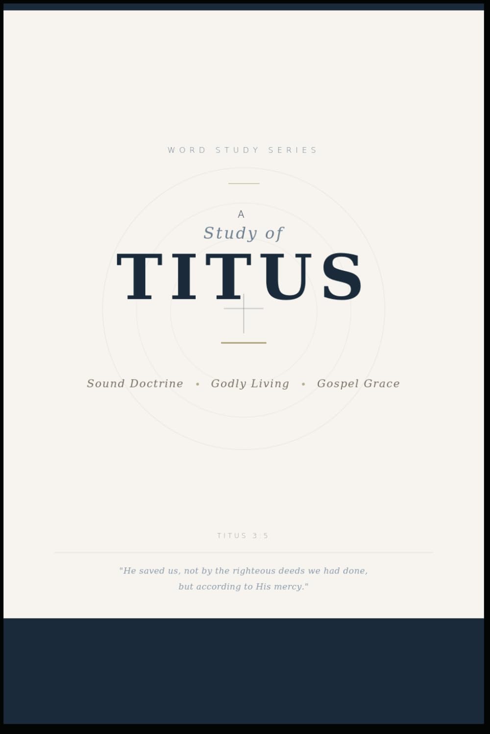A Study of Titus: Leader Guide