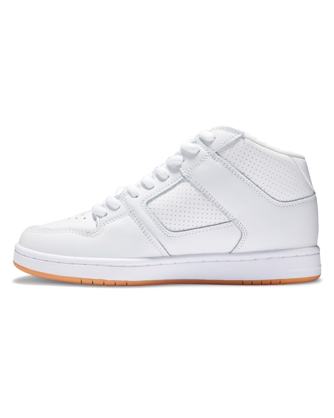 DC Shoes Manteca 4 Mid - Chaussures Mid Top en Cuir - Femme - 36 - Blanc.