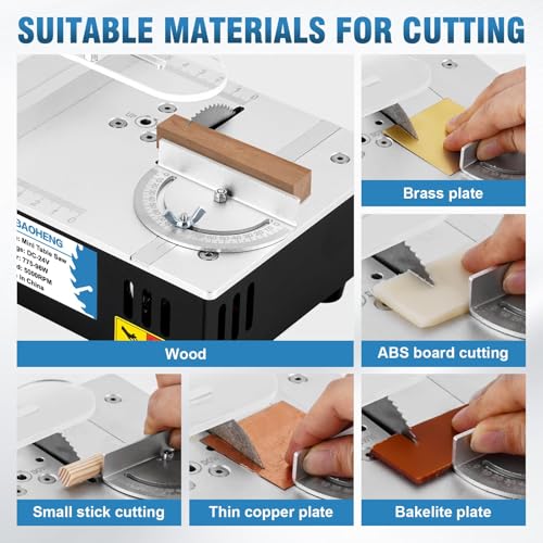 MXBAOHENG Mini Craft Table Saw