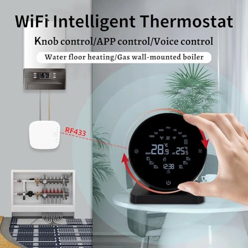 Thermostat Wifi précis à 0,5 °C programmable via l'application Tuya - 4