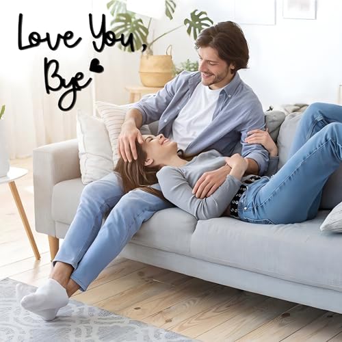 Cartel de Madera Love You Bye Decoración Hogar miniatura 4