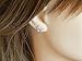 925 Sterling Silver Pink Enamel Roller Skate Stud Earrings (Nickel Free) 33571