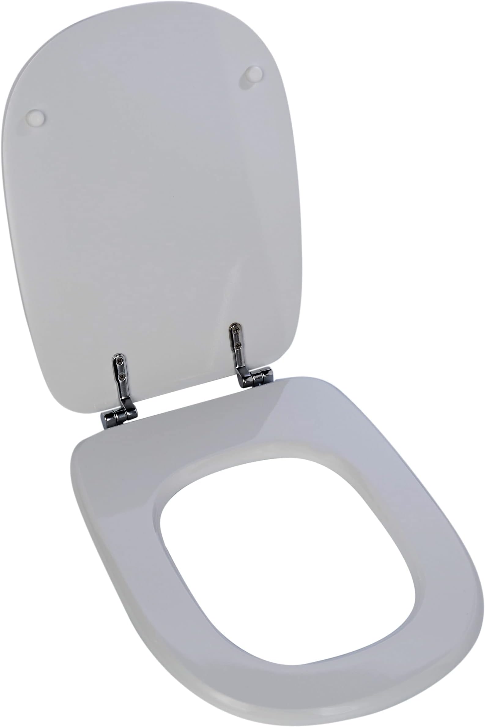 Copriwater In MDF Per Ideal Standard Conca | Bianco Laccato Con Cerniere Cromate | Facile Da Installare - Foto 10