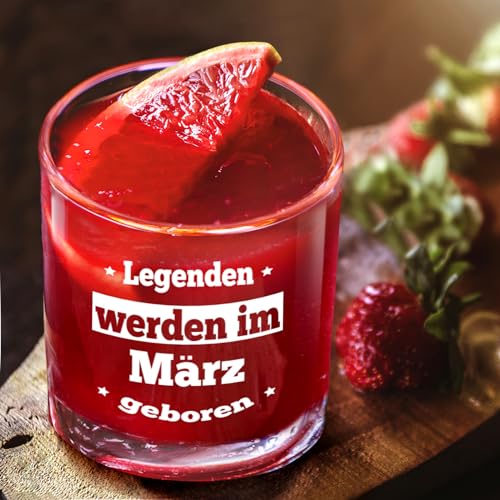 Joymaking Whiskeyglas - Geschenk für Männer, Geburtstagsgeschenk im März, Sinnvolles Lustiges Geschenk für Papa, Freund, Mitarbeiter, Sohn, Opa - 300ml
