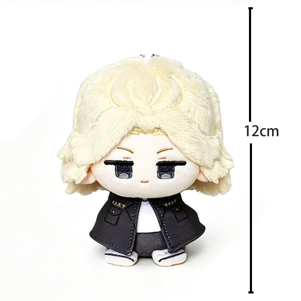 Anime Manjiro Plüschfigur Baji Keisuke Mini-Kissen, 12 cm | Weiche Stoffpuppe, Schulranzen-Anhänger, Dekoration, Sammlerstück, Geschenke