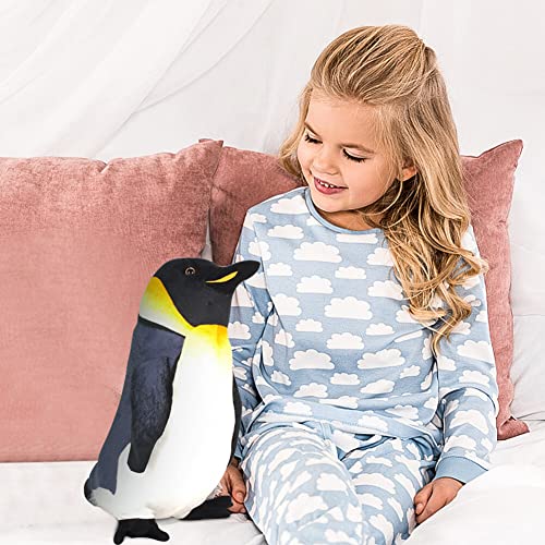 IKASEFU Almofada de pelúcia de pinguim fofo, animais de pelúcia de pinguim, brinquedo de pelúcia mac