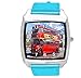 TAPORT® Reloj cuadrado de cuero azul para los fans del autobús de Londres Imagen de TAPORT® Reloj cuadrado de cuero azul para los fans del autobús de Londres