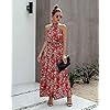 ECOWISH-Women-Dress-Halter-Neck-Boho-Floral-Print-Sleeveless-Casual-Backless-Maxi-Dresses-with-Belt ECOWISH Women Dress Halter Neck Boho Floral Print Sleeveless Casual Backless Maxi Dresses with Belt 270 Red Medium