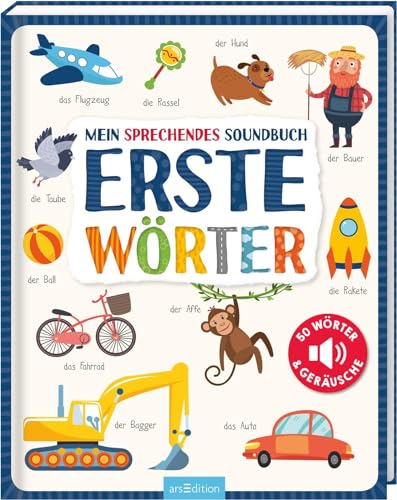 Mein sprechendes Soundbuch – Erste Wörter: 50 Wörter & Geräusche | Hochwertiges Soundbuch mit gesprochenen Wörtern und dazugehörigen Sounds für Kinder ab 24 Monaten (Mein großes Geräuschebuch) Mein sprechendes Soundbuch – Erste Wörter: 50 Wörter & Geräusche | Hochwertiges Soundbuch mit gesprochenen Wörtern und dazugehörigen Sounds für Kinder ab 24 Monaten (Mein großes Geräuschebuch)