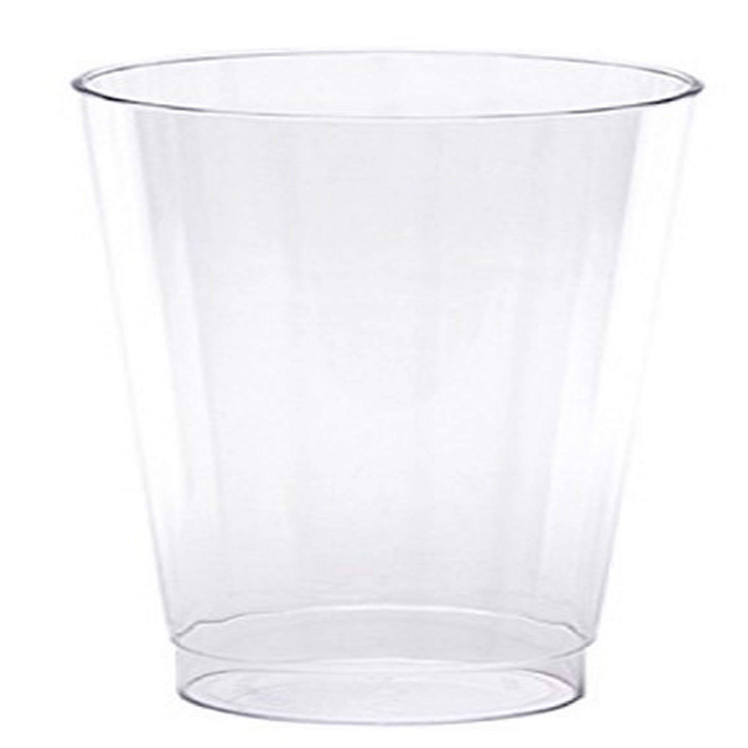 WNAClassicware 16 Count Plastic Tumblers, 16 oz, Clear