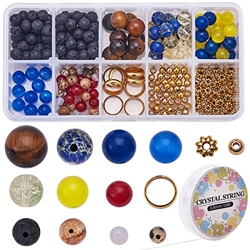 Reviews y listado de Revestimiento de Piedra Natural más recomendados. 21 SUNNYCLUE 1 caja de 310 piezas de bricolaje sistema solar de revestimiento múltiple kit de fabricación de pulseras de sistema solar de piedras preciosas naturales universo Galaxy...