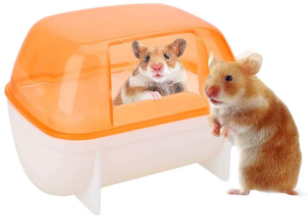 Small Animal Litter Tray Hamster Sand Bath Hamster Cage Tray Rabbit Litter Box Guinea Pig Cages Indoor Tray Rat Litter Tray Guinea Pig Litter Tray