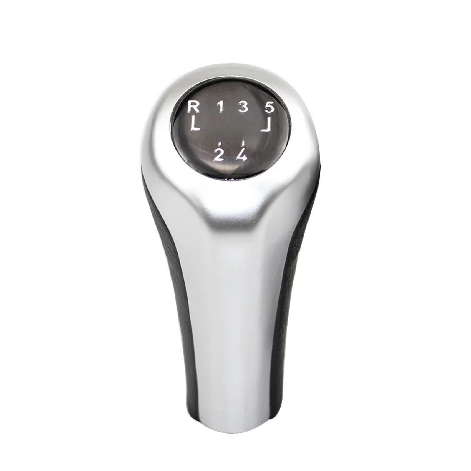 Tusgt 5Th Gear Shifter Knob Head For Bmw Manual Transmission Silver Three-Dimensional M Standard 5/6 Speed Handball Shift Lever Gear Head(5Th)