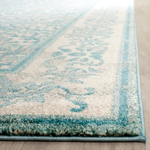 Tapete rectangular 2'2" x 4' Ivory/Light Blue SAFAVIEH miniatura 6