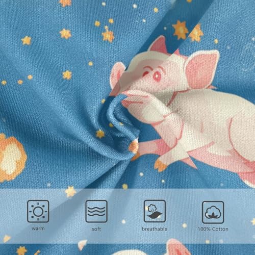 KLL Flying Pigs A Dark Blue Sky Little Boys Soft Underwear Briefs Breathable Children Panties3