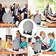 Afenau Glücksrad zum Drehen, 30cm 12 Slots Glücksrad Zum Selbstgestalten mit 10 Markierstift, Gluecksrad Gluecksrad mit Ständer, Drehrad Glücksrad für Lotteriespiele, Party, Verkaufsförderung, Schule