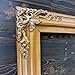 TV frame for Samsung The Frame TV, fits 32, 43, and 50 inch TVS. Light Gold Finish (not for use with other models) Handmade wood ornate TV Frame (50 INCH SAMSUNG THE FRAME TV)
