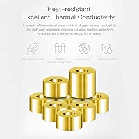 Vista 6 de Creality Original 12pcs Ender 3 Series 0.016 in MK Boquillas, para boquilla extrusora Sprite, Ender 3 S1/Pro/Ender 3/V2/Pro/Max/CR-6 SE/MAX