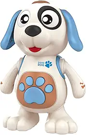DM Toys Brinquedo Interativo Musical Mexe Danca Luz e Som Dancing Cachorro