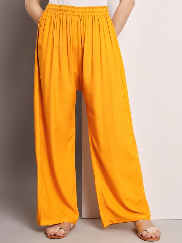 Image of Soft Colors Relaxed Fit Pocket Palazzo