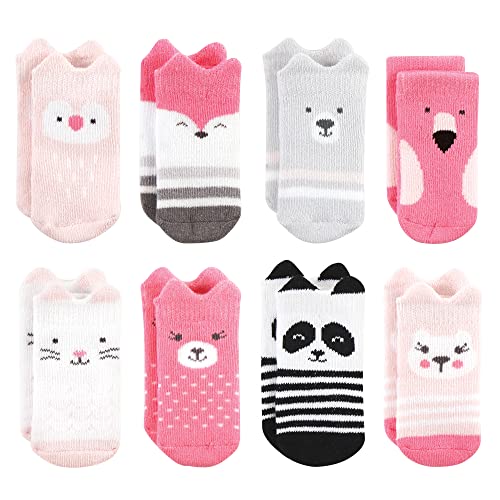 Image of Hudson Baby Baby 8-pack Cotton Rich Newborn and Terry Socks