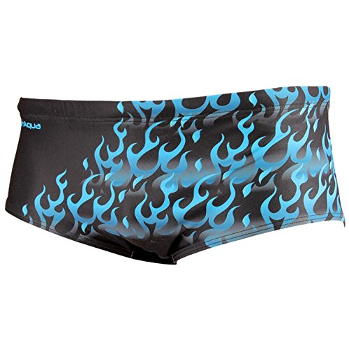 Maillot de bain bleu Flames pour vos journées farniente à la plage