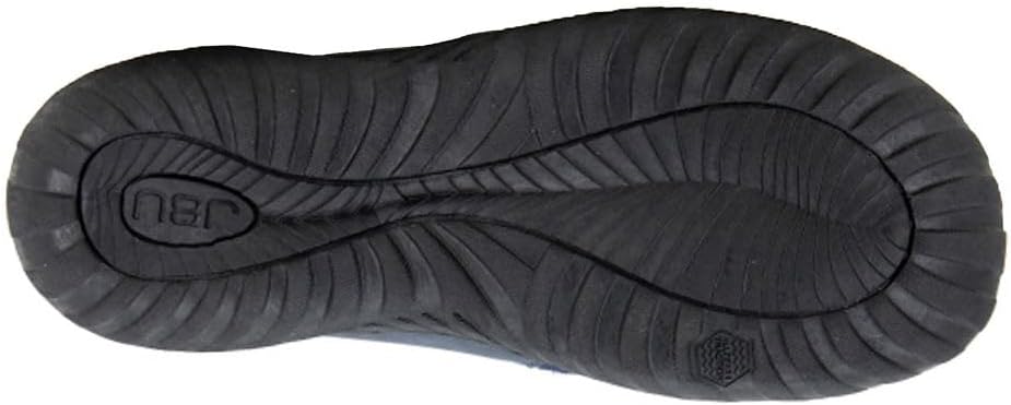 JBU Women's Elodie Comfortable Casual Flexible Arch Support APMA Accepted Side-Zip Walking Flat