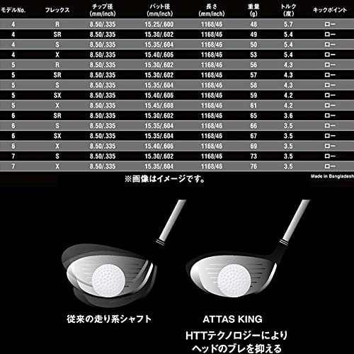 USTマミヤ アッタスキング ATTAS KING 6X 45.5 ブリヂストン USTマミヤ アッタスキング ATTAS KING 6X 45.5 ブリヂストン