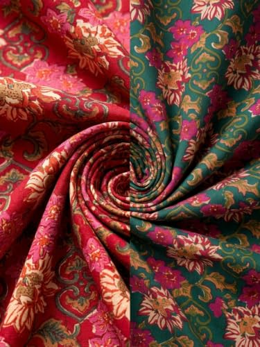 Image of Leriya Fashion Women's Rayon Paisley Printed Regular Fit Tunic Western Tops Short Kurti Comfortable Everyday Wear & Half Sleeves, Collar Neck (Available in Plus Size)