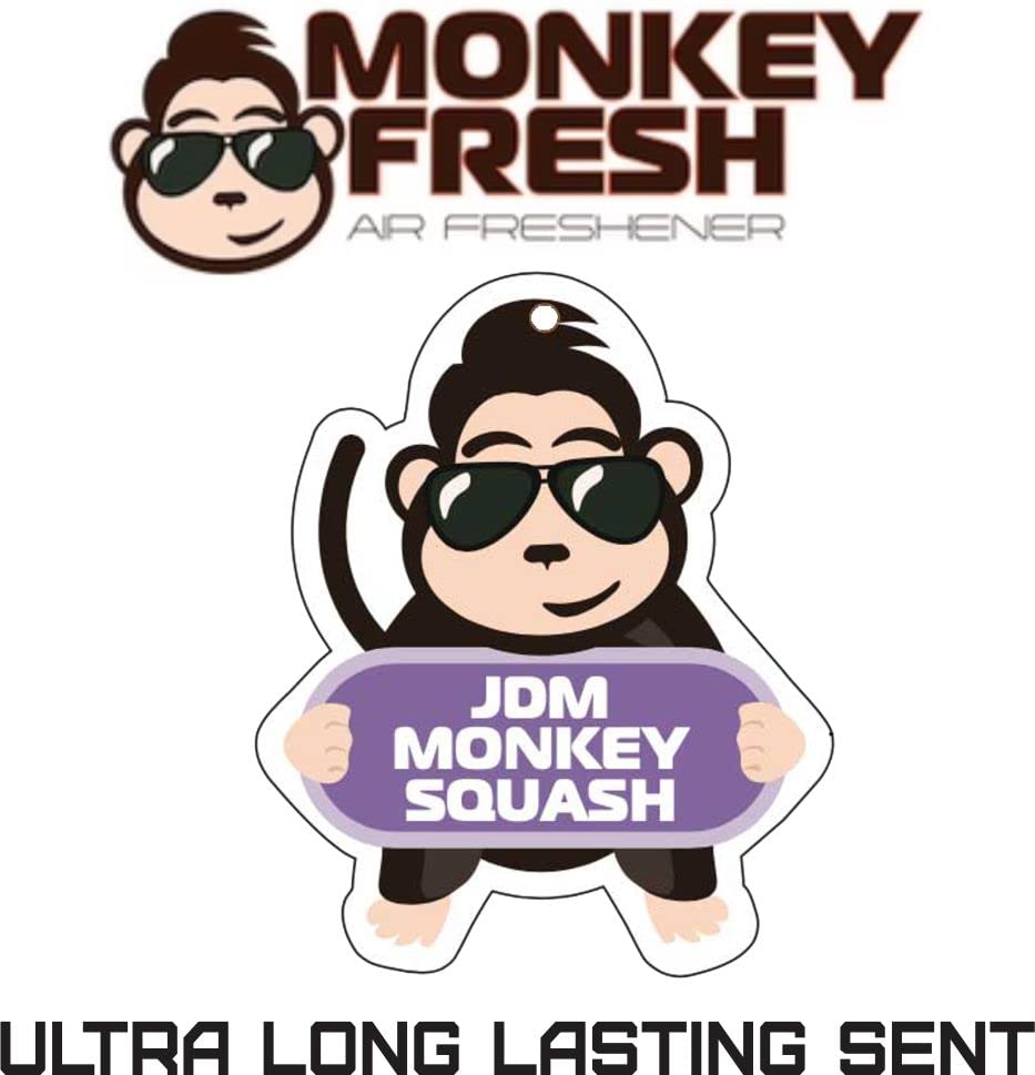 Image of Monkey Fresh Hanging Car Air Fresheners (JDM Monkey Squash)
