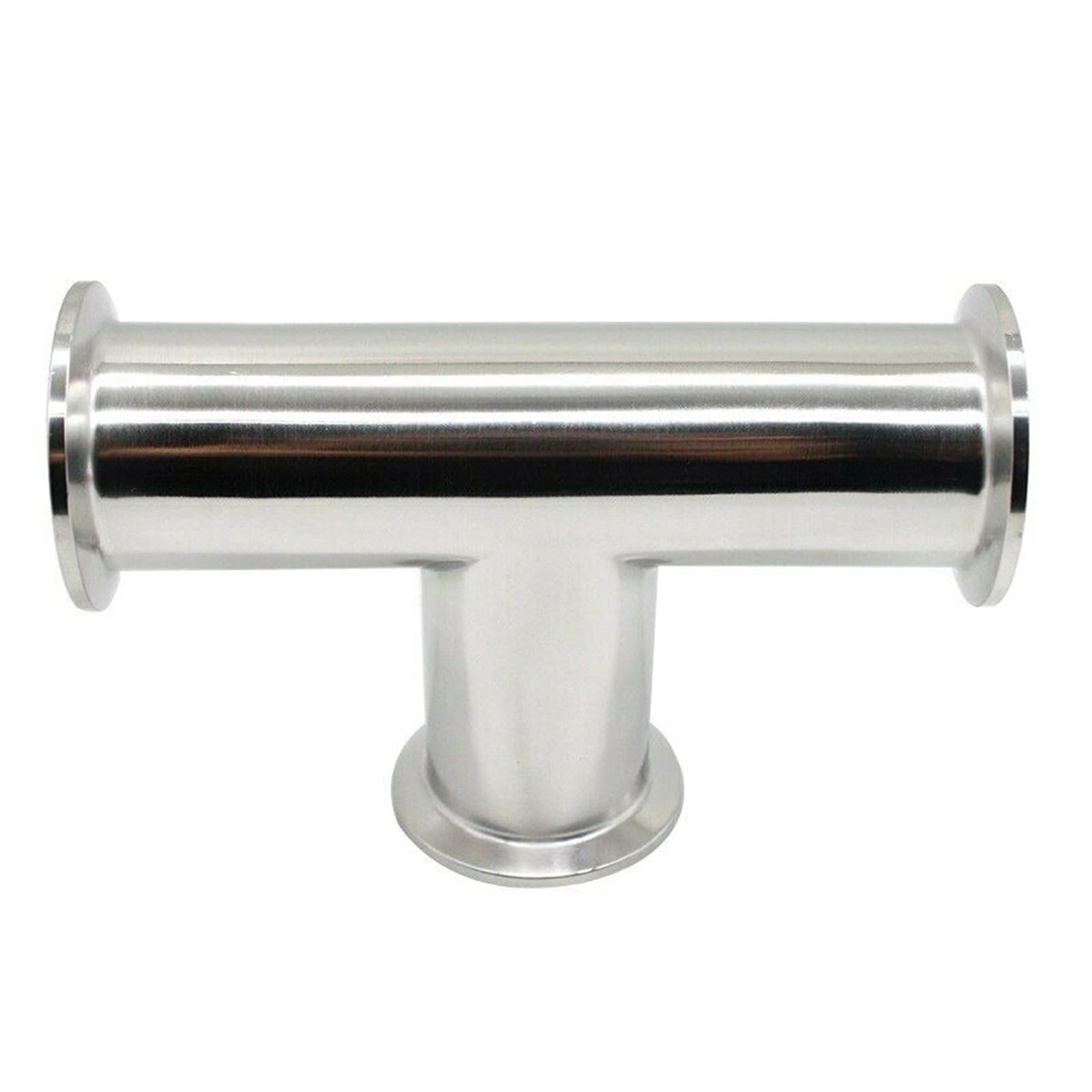 OD19mm-102mm SS304 3 Way tee Ferrule 1.5 2 3 Fit 1.5-4 Inch Tri Clamp (Color : 51mmx Ferrule 64, Size : SS304)